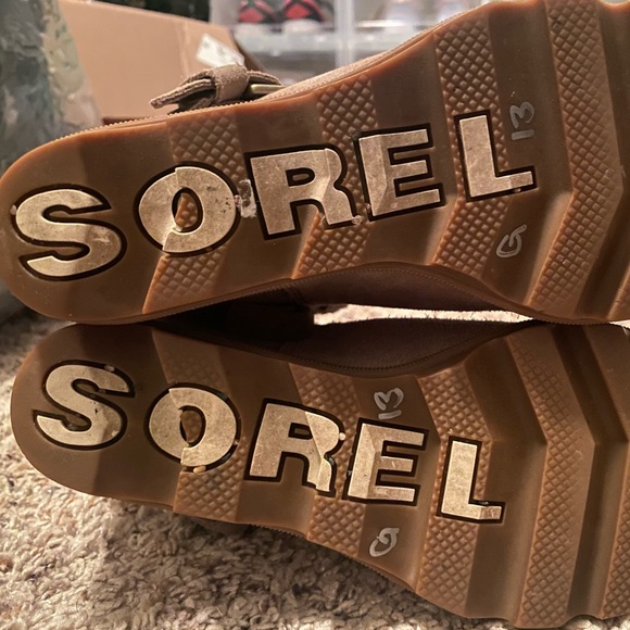 Sorel Joan Of Arctic Wedge I Buckle Tan Suede - Picture 6 of 7